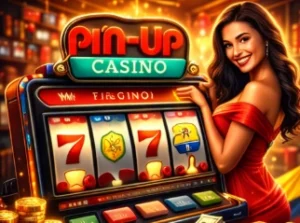 Máquina tragamonedas de Pin-Up Casino Ecuador con símbolos 777 y juego online con dinero real en dólares